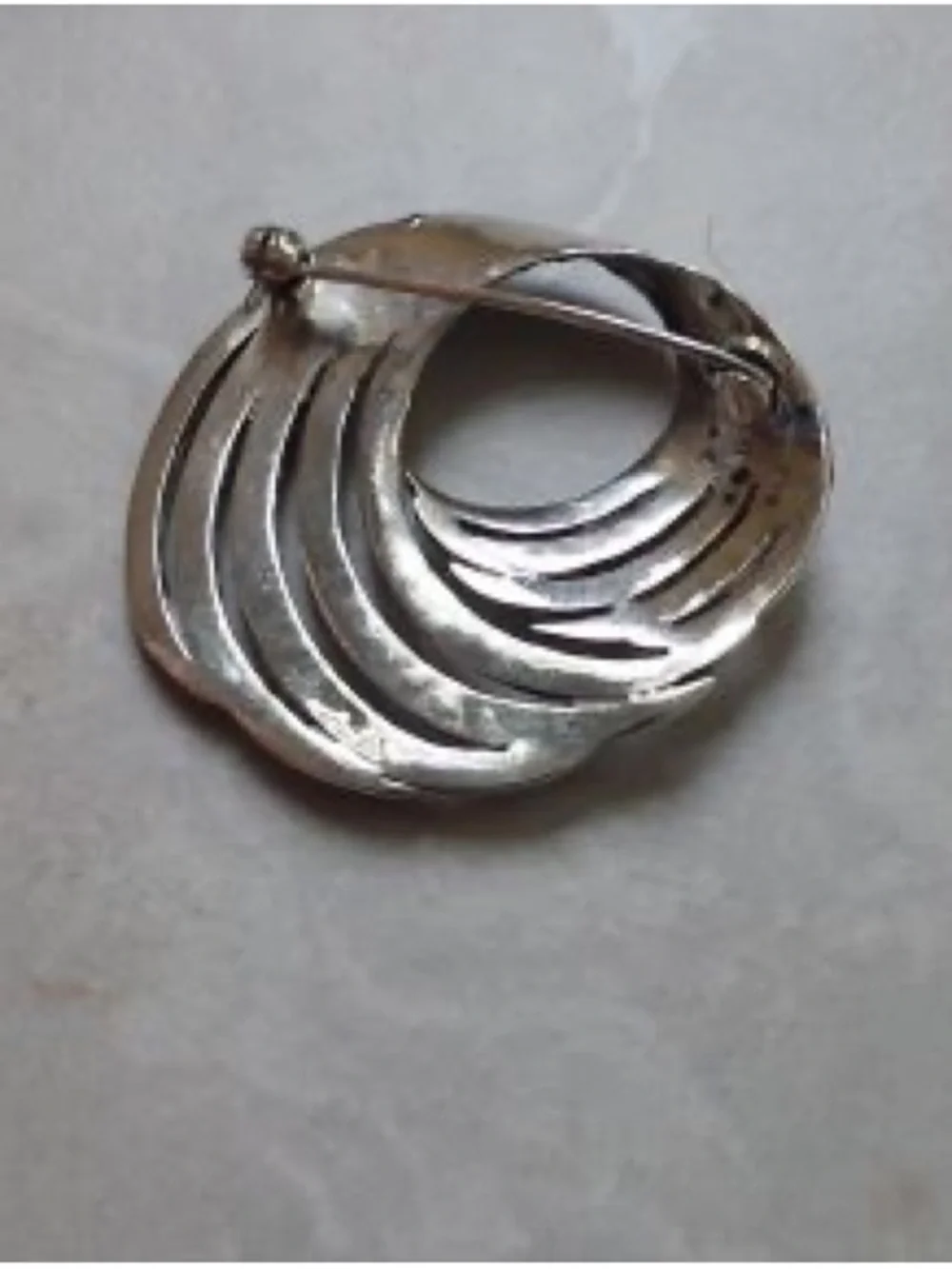 Silver Sparkly Brooch